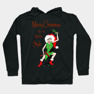 Christmas hairdresser Hoodie